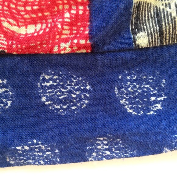 Save the Queen Womens Top T-Shirt 2XL Multicolor Pattern Heart Cap Sleeve - Picture 4 of 11